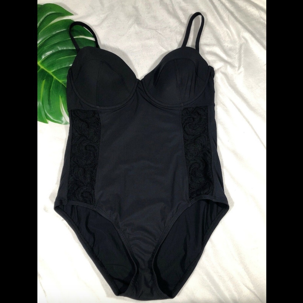 NEW Amoressa Underwire One-Piece Swimsuit SZ 10 - Picture 2 of 8